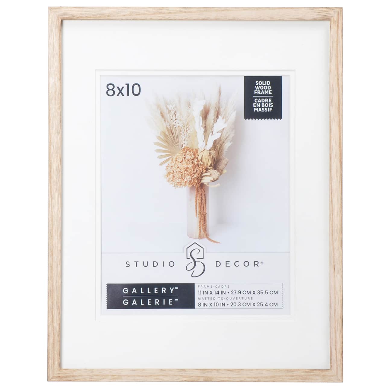 Gallery Natural Wood Frame with Mat by Studio Décor®
